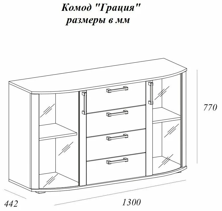 Порядок сборки комода грация Грация комод Ясень шимо ВТS СК - купить в интернет-магазине по низкой цене на Ян