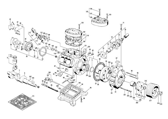 Порядок сборки компрессора Reciprocating Compressor Parts - NMA Industrial Services Co. S.A.E.