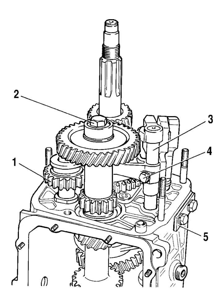 Порядок сборки коробки передач Disassembly and assembly of the gearbox (Chevrolet Niva 1 2002-2016: Transmissio