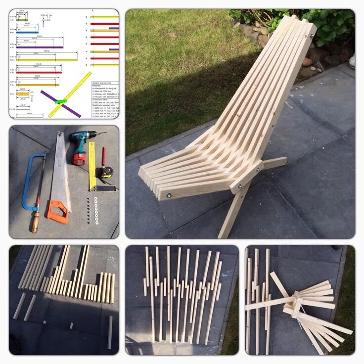 Порядок сборки кресла кентукки TuinStoel / GardenChair € 9 Woodworking outdoor furniture, Diy wood projects, Wo