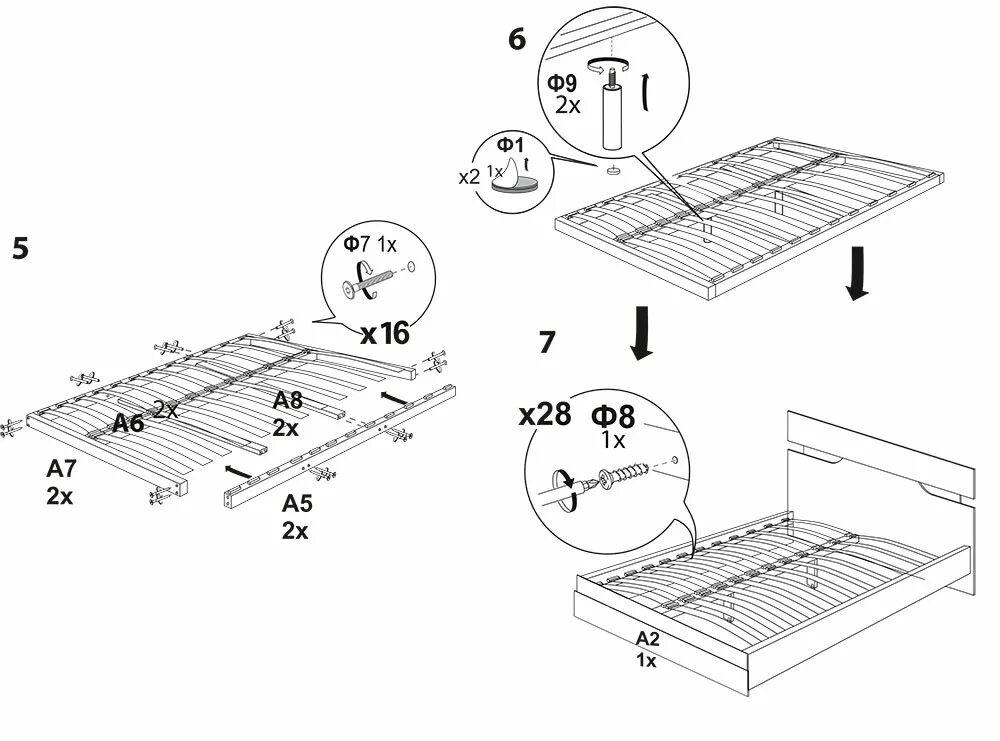 Порядок сборки кровати Кровать Milton (с основанием) купить по низкой цене в интернет-магазине в Санкт-