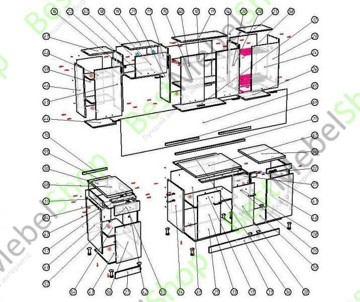 Порядок сборки кухни Собираем кухонный гарнитур поэтапно - инструкция и советы