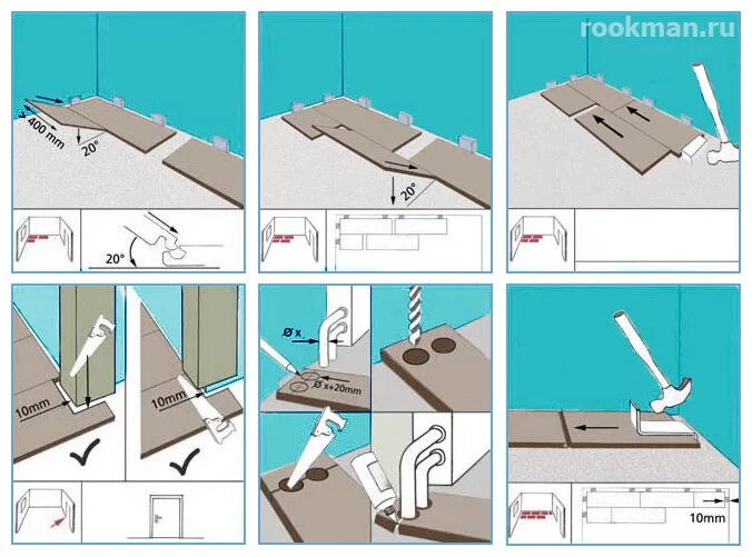 Порядок сборки ламината Картинки МОНТАЖ ЛАМИНАТА СВОИМИ РУКАМИ ПОШАГОВАЯ ИНСТРУКЦИЯ