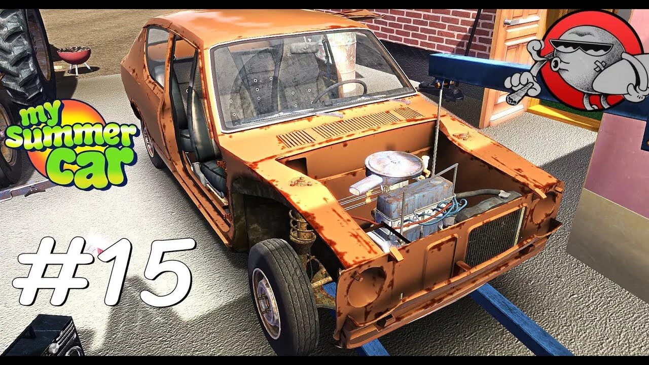 Порядок сборки машины в my summer My Summer Car - УСТАНОВКА ДВИГАТЕЛЯ (S2E15) - YouTube