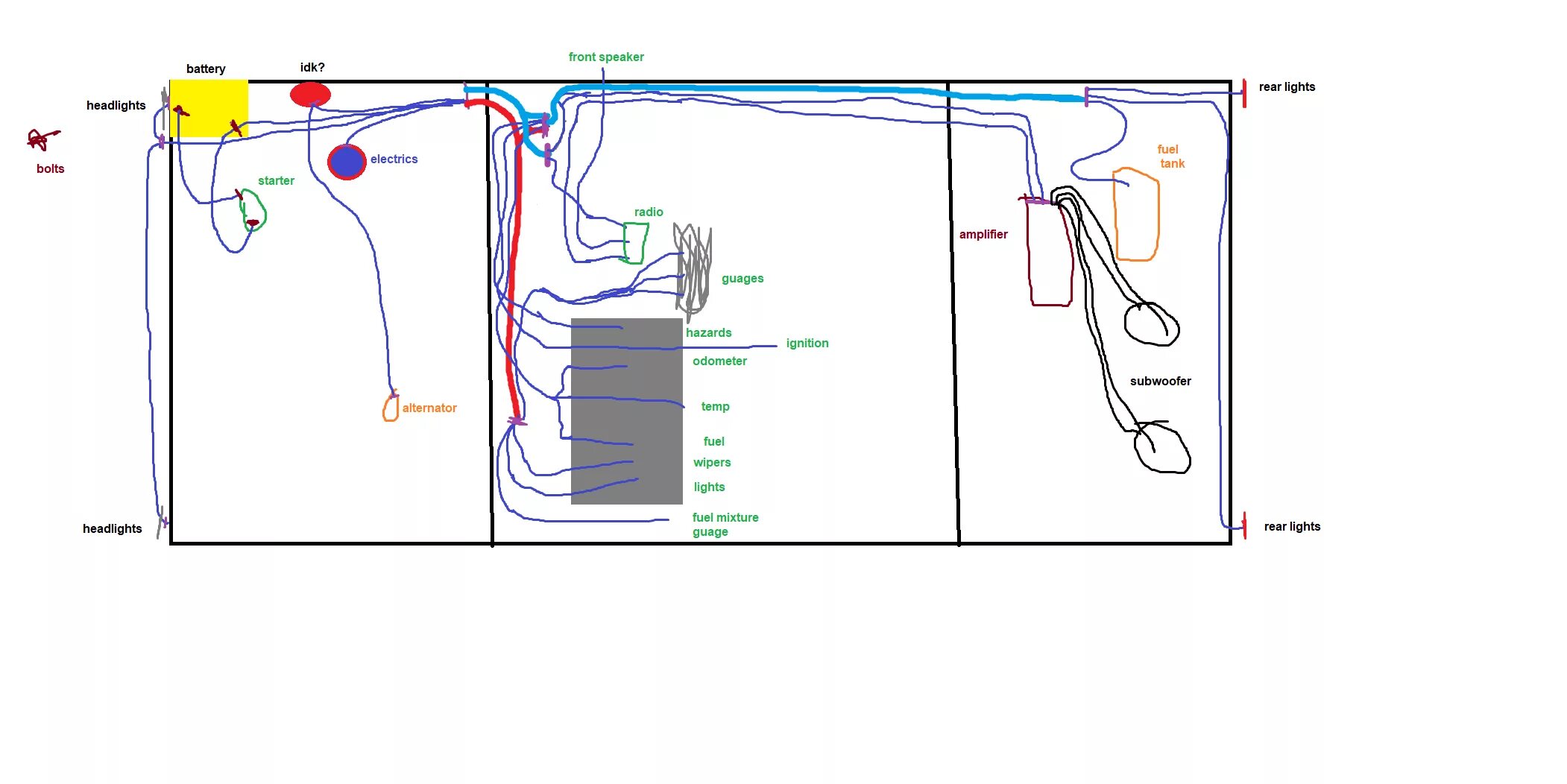 Порядок сборки машины в my summer car Steam Community :: :: Wire Diagram