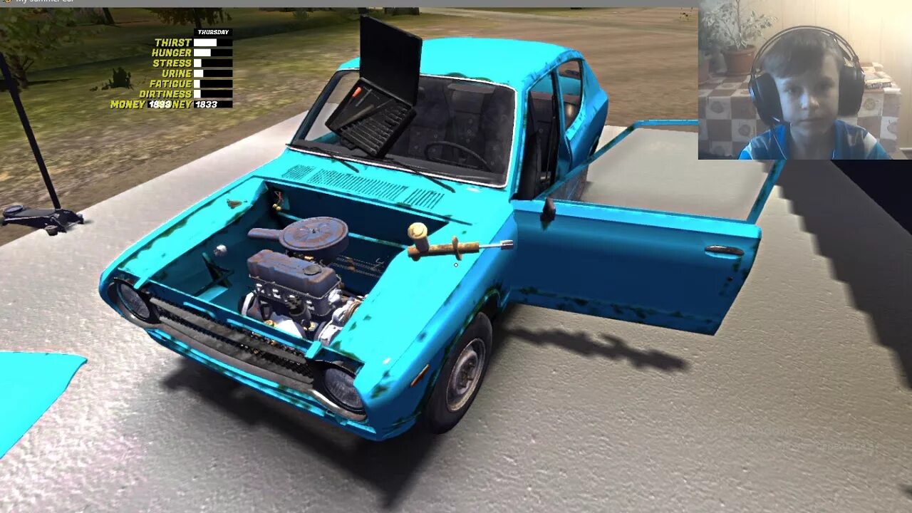 Порядок сборки машины в my summer car My Summer Car (двигател) 2 серия +установка разных деталий - YouTube