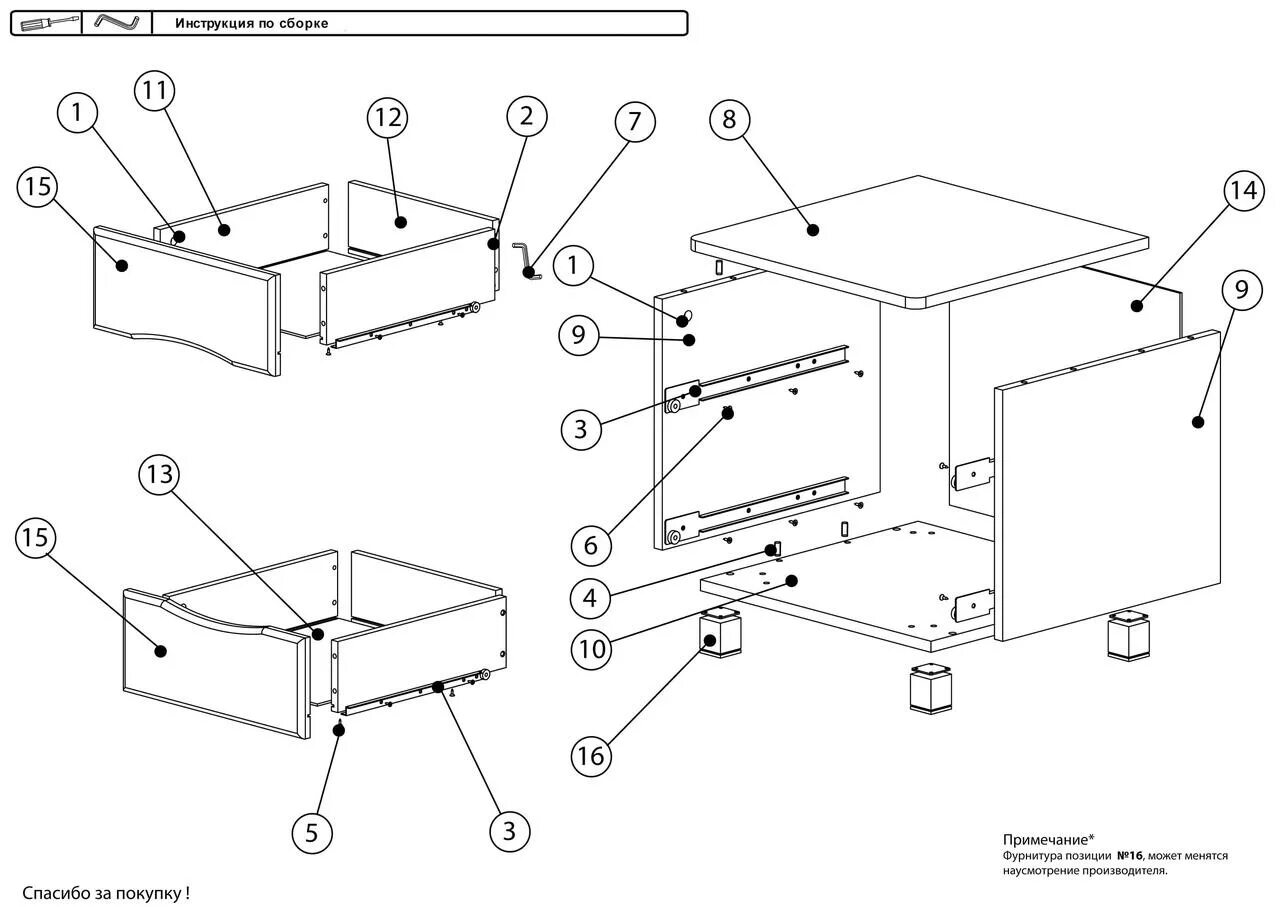 Порядок сборки мебели Схема сборки кухонной тумбы (много фото) - mebfoto.ru