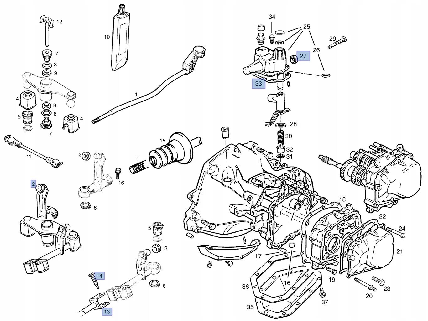 Порядок сборки механизма переключения передач коробка f13 0758750E комплект механизм переключения кпп opel astra f vectra купить по цене 2