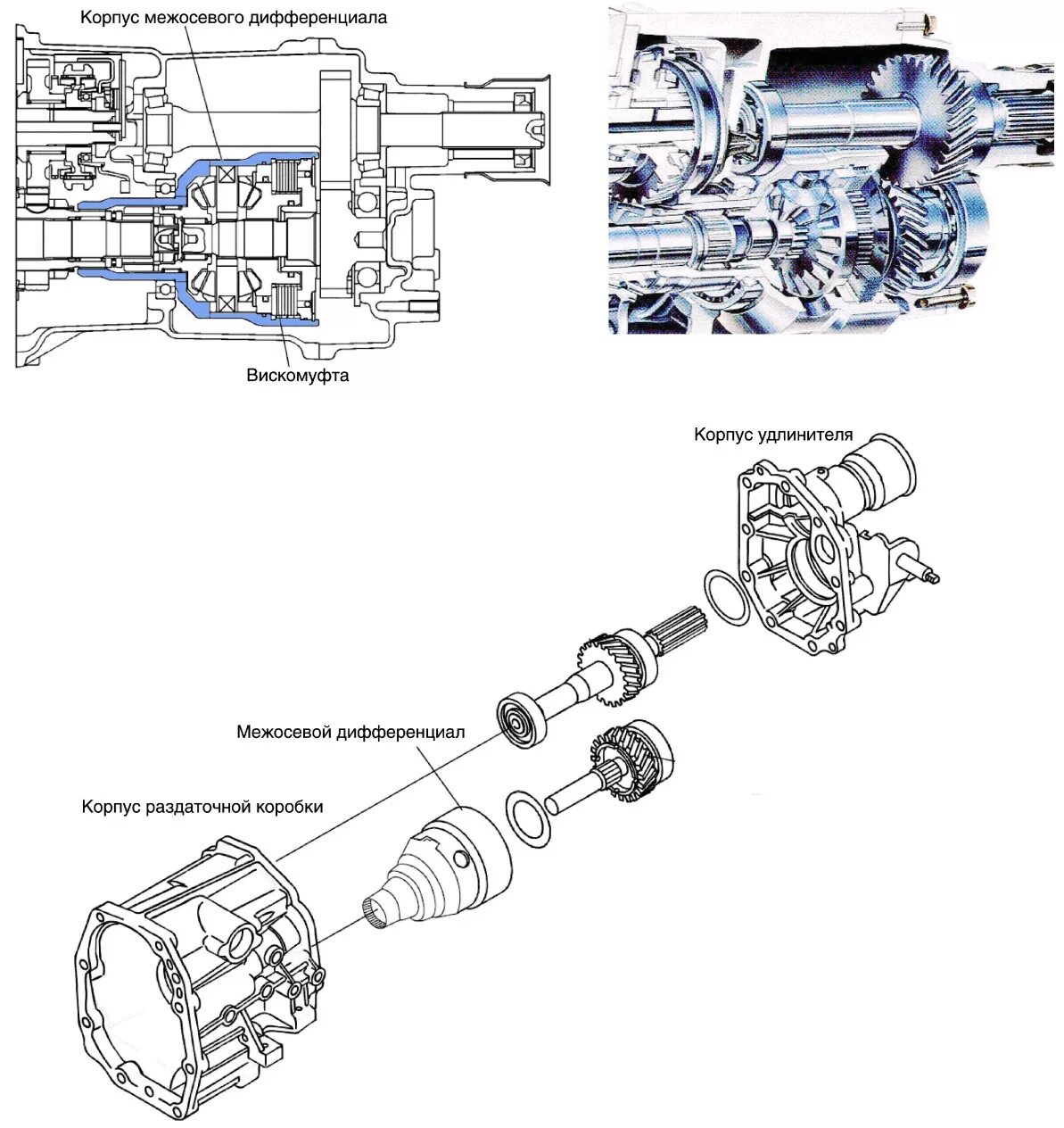 Порядок сборки межосевого дифференциала Как работает полный привод Subaru. Часть 1, "Чем муфта отличается от дифференциа