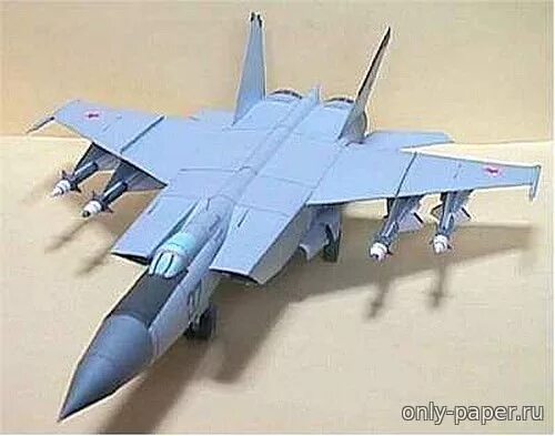 Порядок сборки миг 25 из бумаги 1:50, МиГ-25 &#x2F; MiG-25 Foxbat (P-Model), 1:50(!) paper model, maybe good for