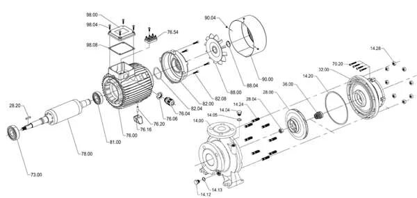 Порядок сборки насоса inm 40 125 130 НАСОС NM 50/12 D/C :: Насос Calpeda NM 50/12 D/C, характеристики, цена, купить в