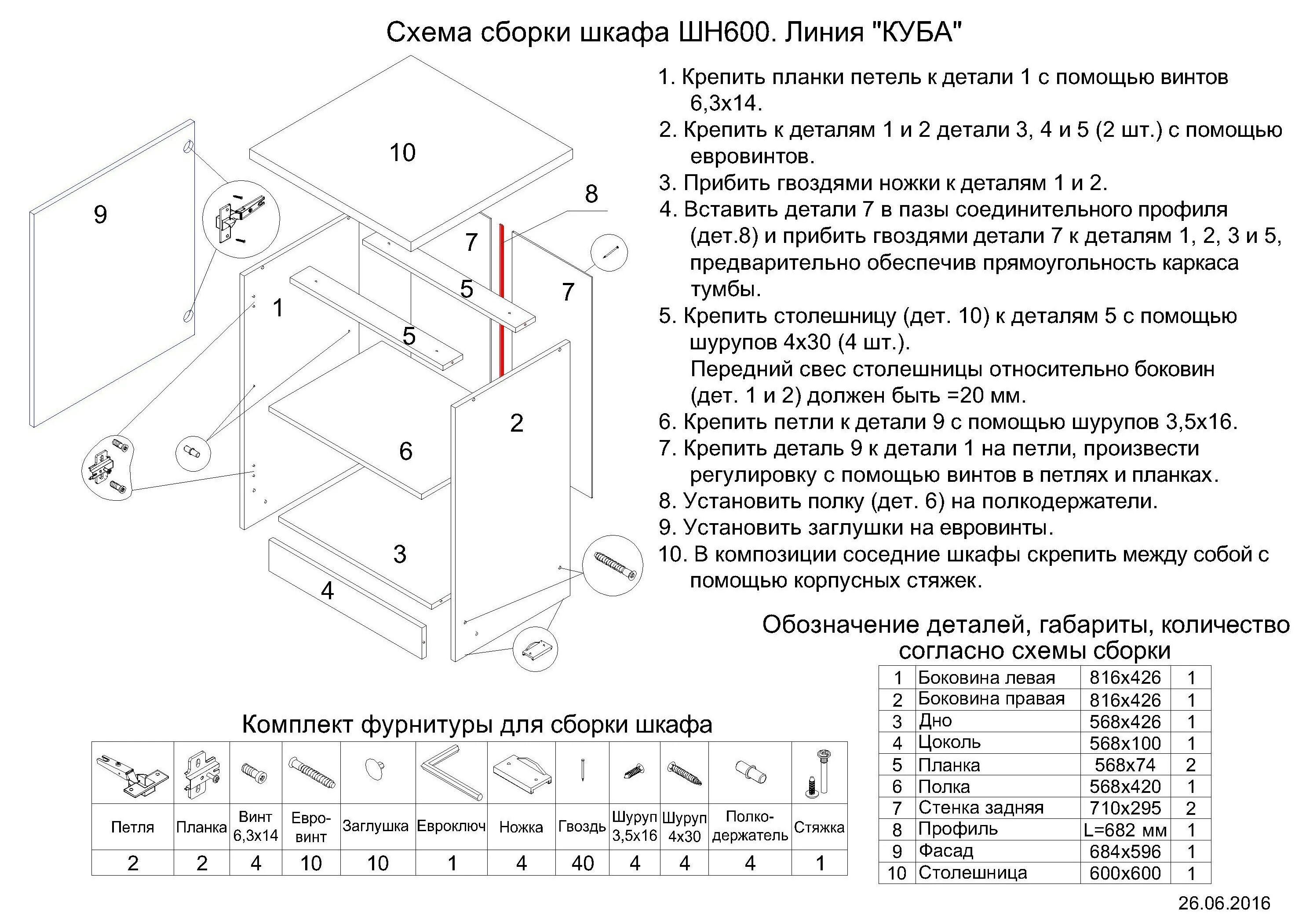 Порядок сборки навесного шкафа гостиной альфа 2 Схема сборки кухонного - найдено 90 картинок