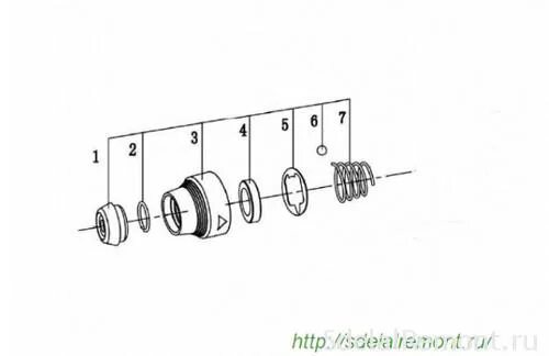 Порядок сборки патрона How to dismantle hammers Interskol different models