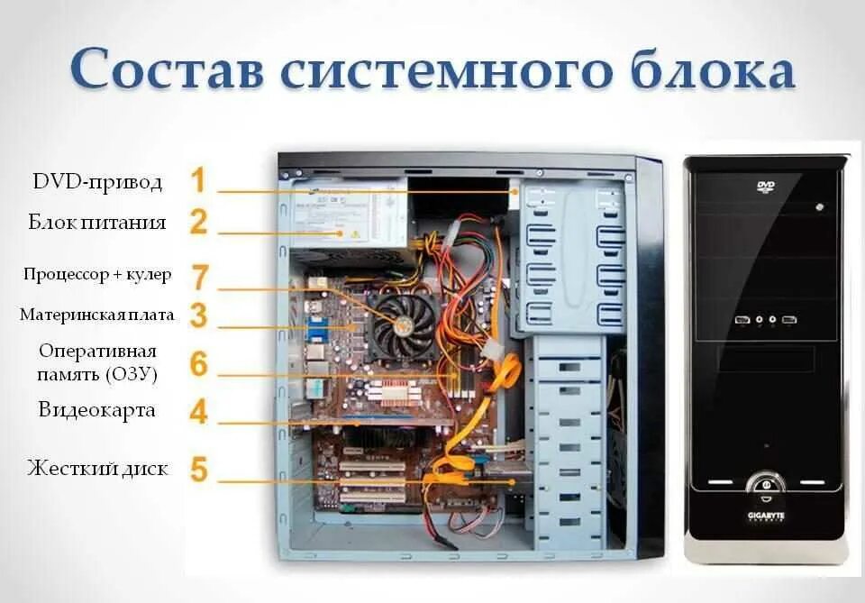 Порядок сборки персонального компьютера 1 которая находится в компьютере: найдено 90 изображений