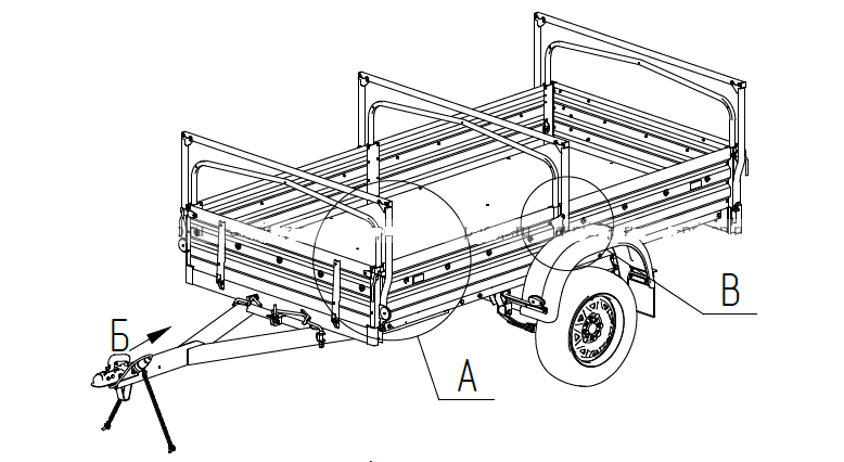 Порядок сборки прицепа Купить Багажник для прицепа МЗСА 817701.012, 817730.012 за 15900 руб. в Москве