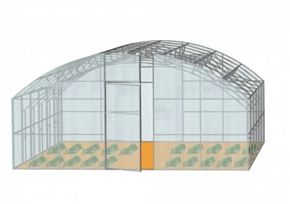 Порядок сборки прямостенной теплицы с овальной крышей ТепСад - теплицы из поликарбоната Сверхпрочная Широкая теплица с прямыми стенкам