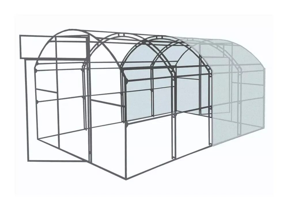Порядок сборки прямостенной теплицы с овальной крышей Каркас теплицы прямостенный 3*2,15*8 м (Шаг дуги 0,65 м) оцинкованный купить в Р