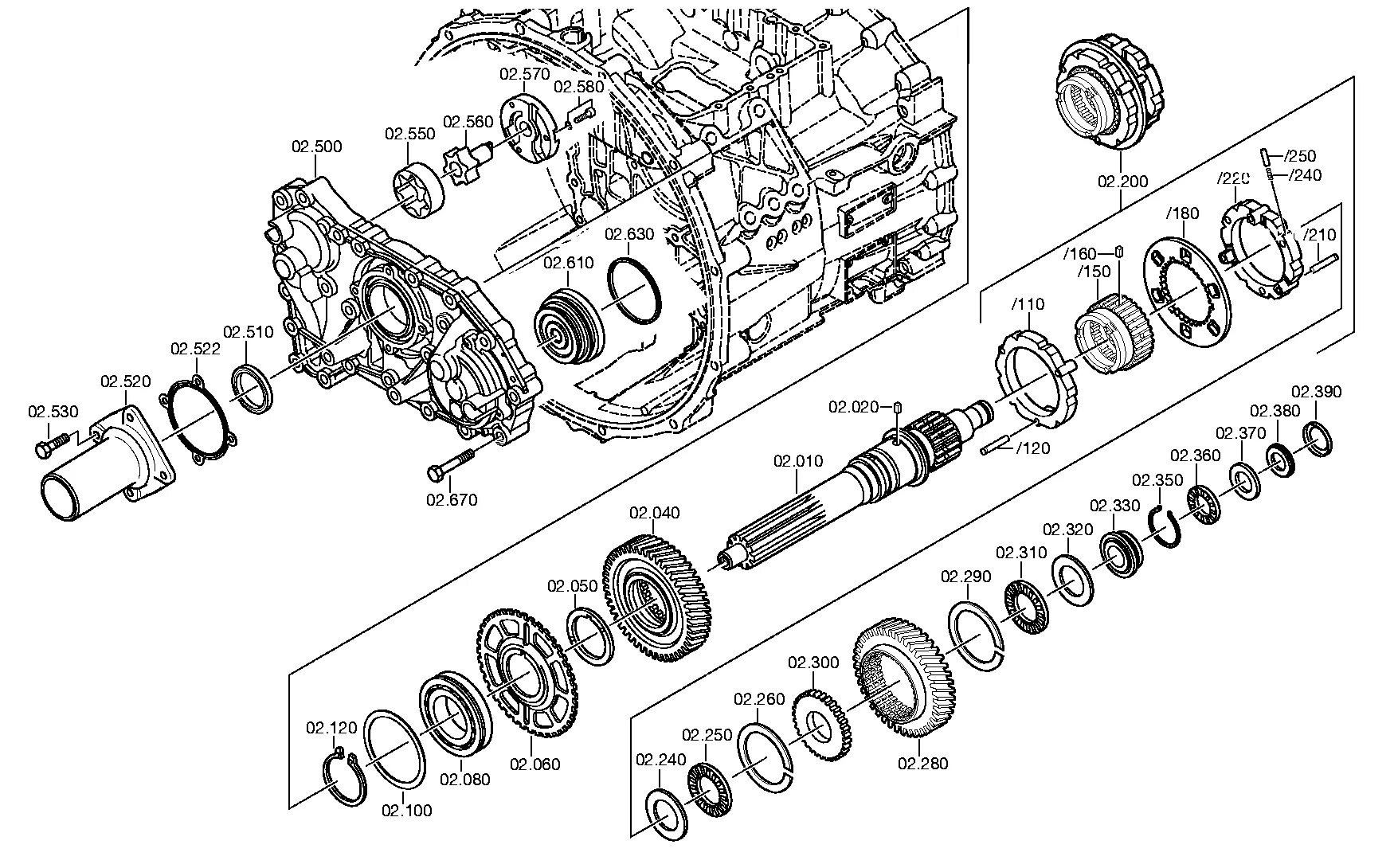 Порядок сборки разборки кпп Подобрать, купить запчасти КПП ZF Friedrichshafen 16AS2601 1328.040.024