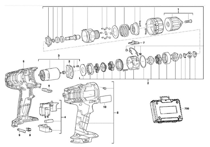 Порядок сборки редуктора metabo uhe 2250 multi Запчасти Запчасти на AEG BS12G2NC-142C_4935431985, купить с доставкой по России 