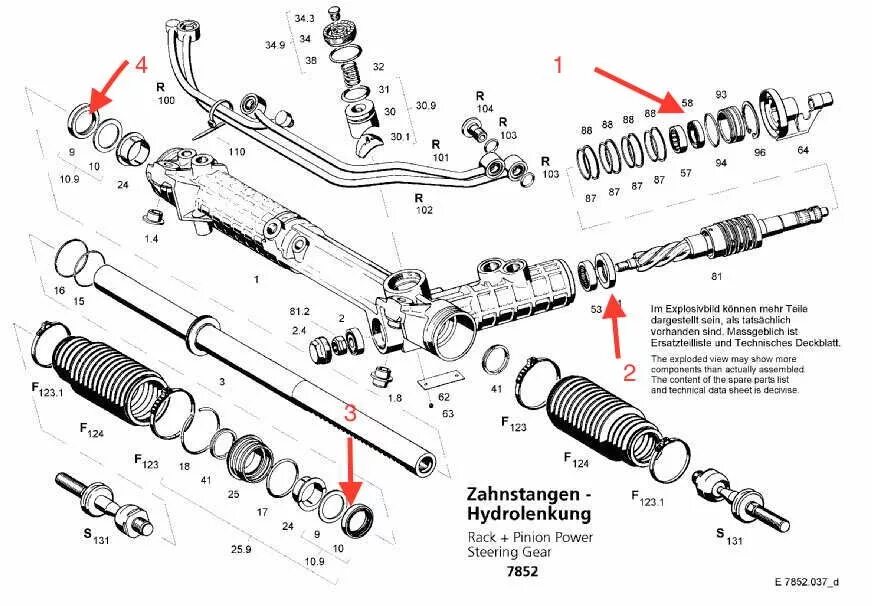 Порядок сборки рулевой рейки Ремонт рулевой рейки на BMW X5 E53 (ч.2) - BMW X5 (E53), 4,4 л, 2002 года своими