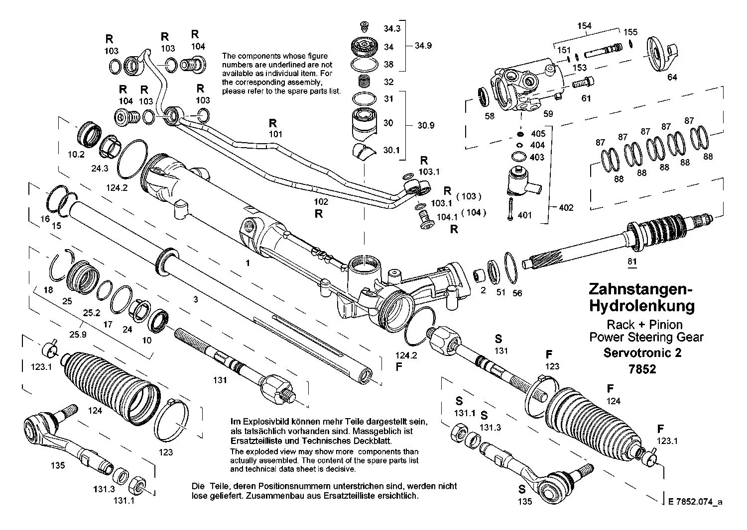 Порядок сборки рулевой рейки Ремонт рулевой рейки BMW e61 Repair steering rack of ZF 7852.993.880 Part 1 - BM