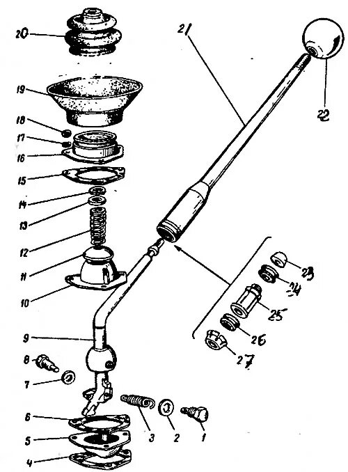 Порядок сборки рычага упп нива Disassembly and assembly of the gearbox (VAZ-2121 "Niva" 1977-1994 / Transmissio