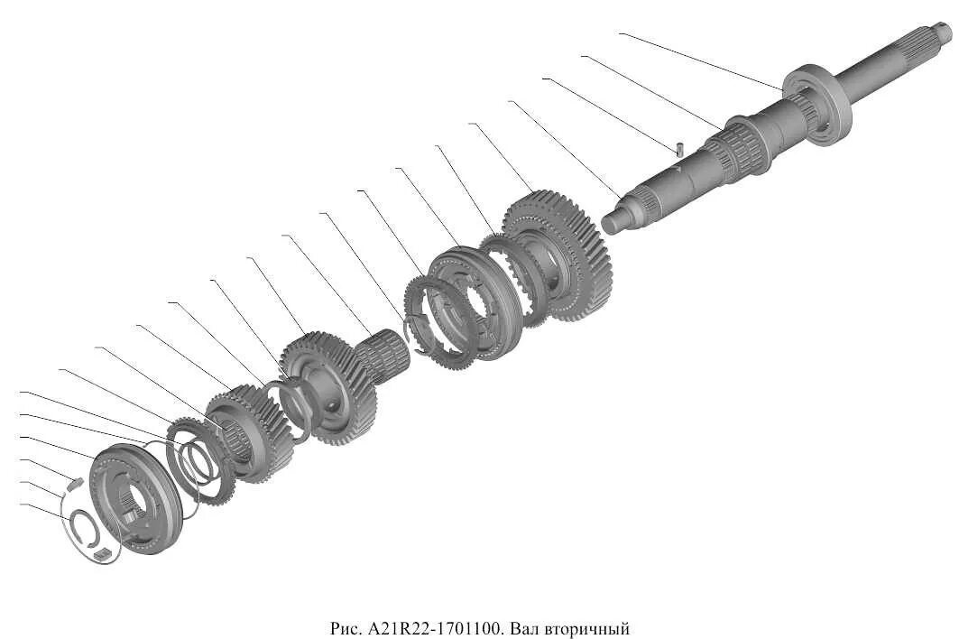 Порядок сборки шестерен кпп 3302 Схема сборки вала: найдено 90 изображений