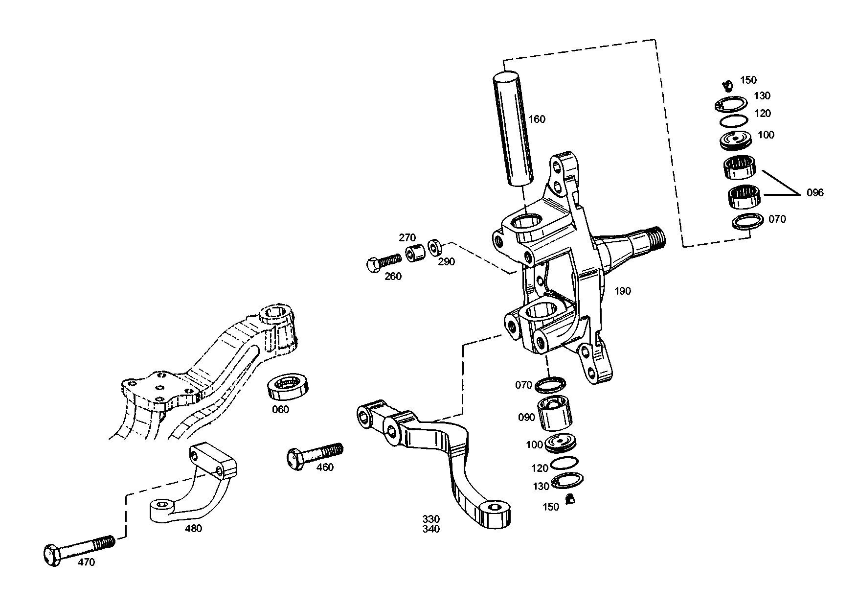 Порядок сборки шкворня MAN NUTZFAHRZEUGE AG N1.01101-5547 STEERING ARM - Buy Aftermarket Parts