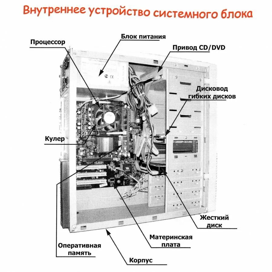 Порядок сборки системного блока Компьютер для фотографа * Выбор системного блока - Фотошкола