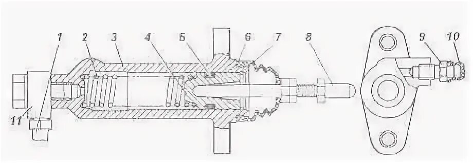 Порядок сборки цилиндра сцепления Главный цилиндр сцепления УАЗ: порядок работы, ремонт, устройство, рабочего, дви