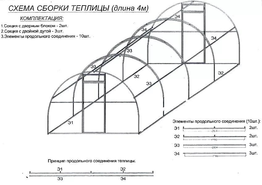 Порядок сборки теплицы из поликарбоната 6 метров Теплица из поликарбоната купить от производителя