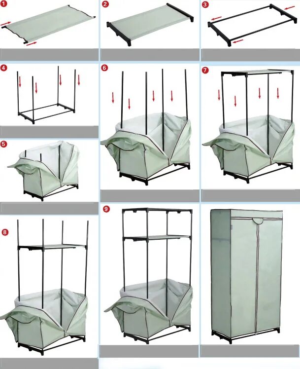 Порядок сборки тканевого шкафа классмарк Как выбрать тканевый шкаф