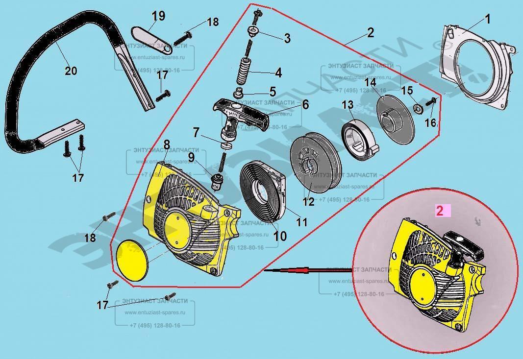 Порядок сборки тормоза пилы чемпион 142 ЗАПЧАСТИ ДЛЯ ПИЛЫ ЦЕПНОЙ БЕНЗИНОВОЙ (БЕНЗОПИЛЫ) CHAMPION 241-16 (СТАРТЕР, РУКОЯТ