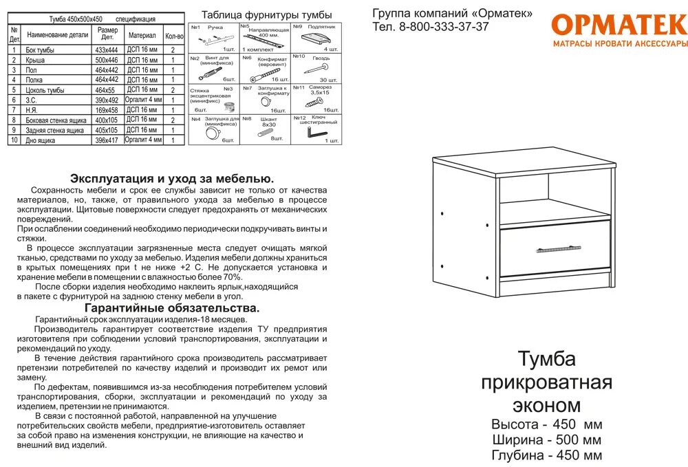 Порядок сборки тумбы Схема сборка тумбочек