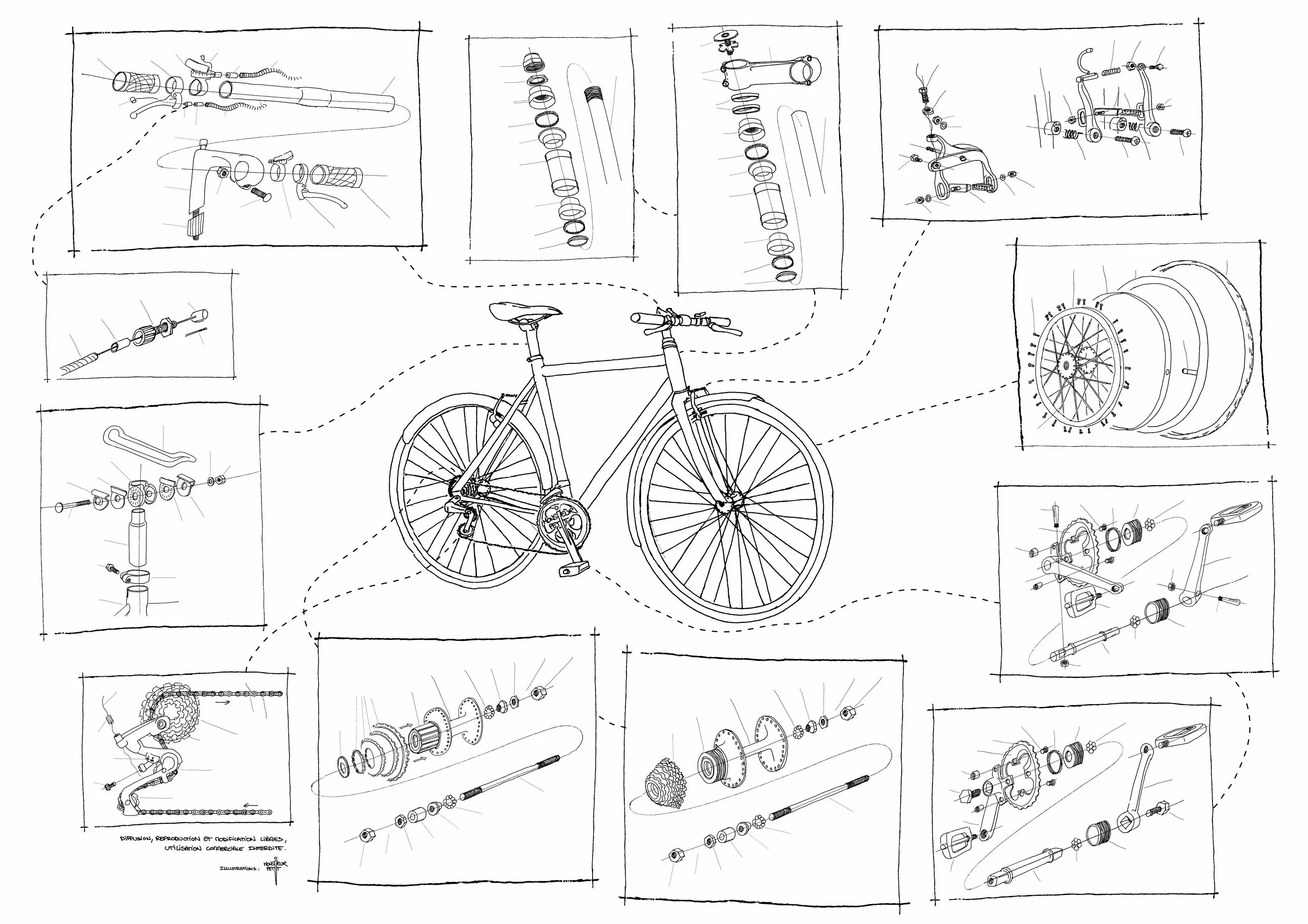 Порядок сборки велосипеда Pin op Bikes