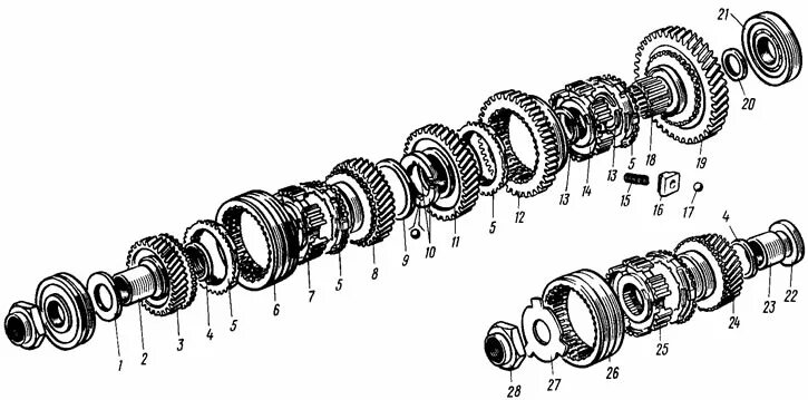 Порядок сборки вторичного вала кпп ваз 2114 Gearbox disassembly (VAZ-2108 "Sputnik" 1984-2003 / Transmission / Car gearbox)