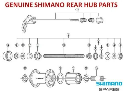 Порядок сборки втулки заднего колеса велосипеда Кассеты подлинные SHIMANO задней ступицы втулка, CONE, ось, печать, ось для 8/9/