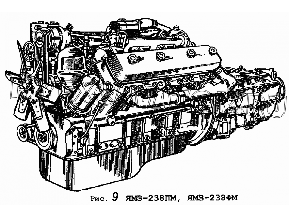 Порядок сборки ямз 238 Двигатели ЯМЗ-238ПМ, ЯМЗ-238ФМ ЯМЗ 236