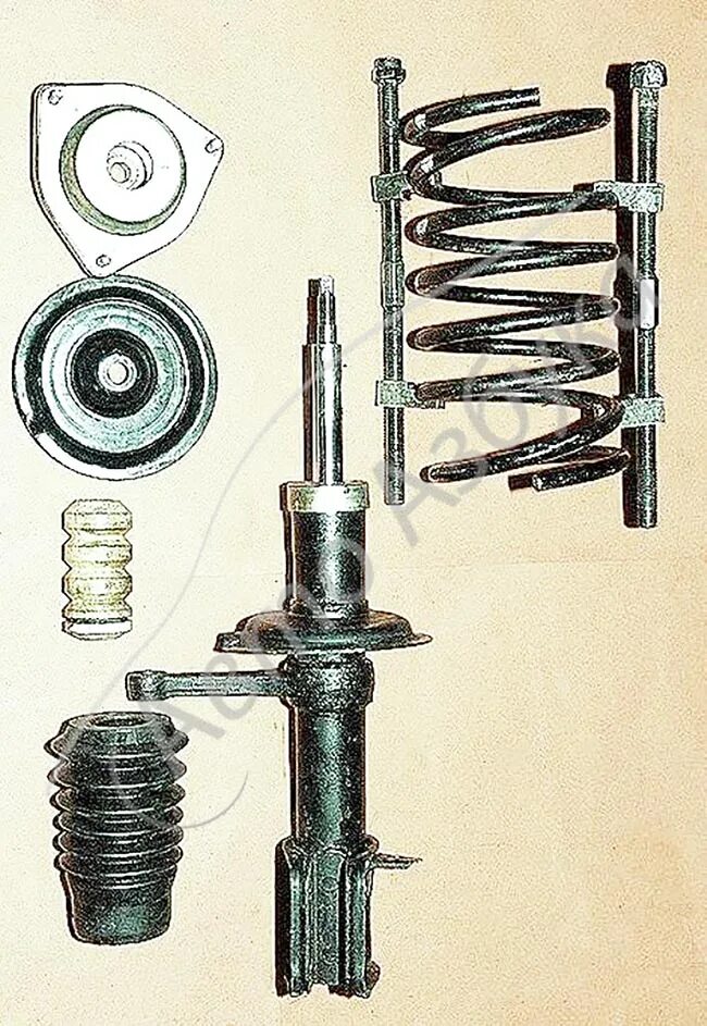 Порядок сборки задней стойки ваз Купить Чашка 2110-2902760 пружины передней подвески верхняя оригинал по цене 545