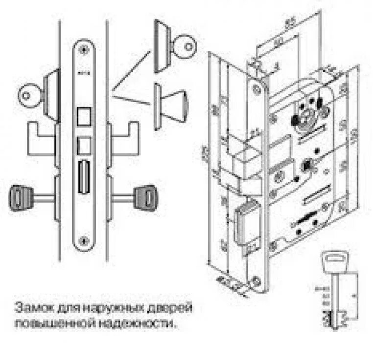 Порядок сборки замка Сборка замка входной двери фото - DelaDom.ru