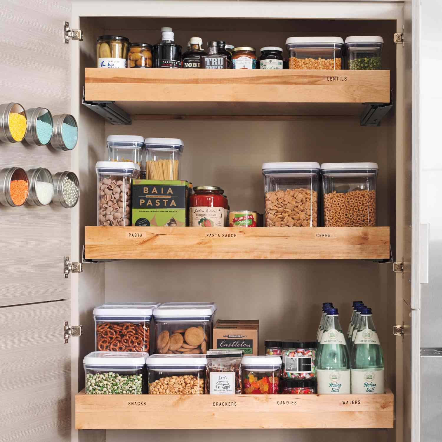 Порядок в кухонных шкафах фото 15 Small Pantry Organization Ideas, According Pros