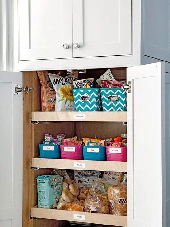 Порядок в кухонных шкафах идеи фото 30 Kitchen Storage Ideas to Help You Declutter on a Budget Kitchen cabinet organ