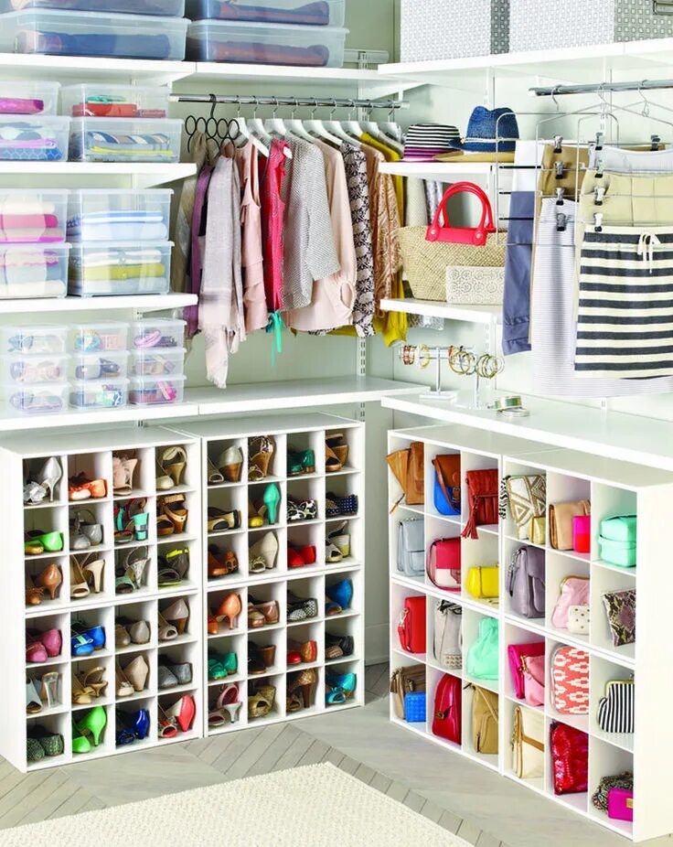 Порядок в шкафу идеи фото Spring Cleaning Idée dressing, Idee rangement, Rangement maison