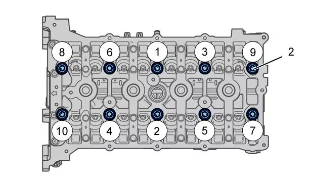 Порядок затяжки 4g18 tightening torques : 4A92 engine type