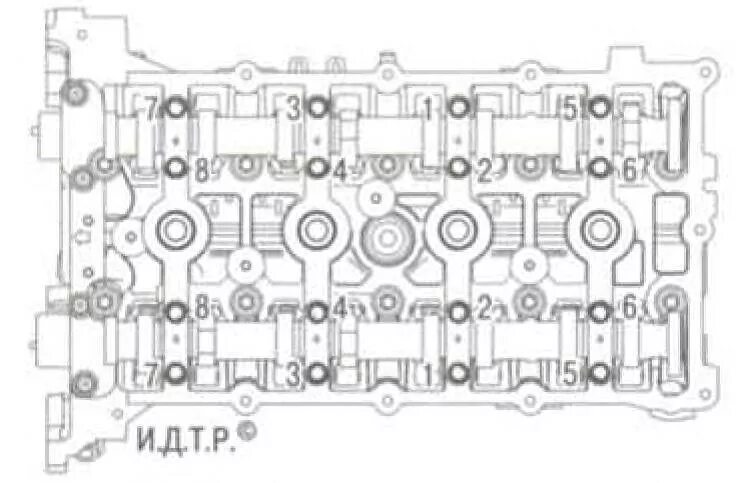 Порядок затяжки 4g18 Removal, troubleshooting and installation of Lancer X camshafts