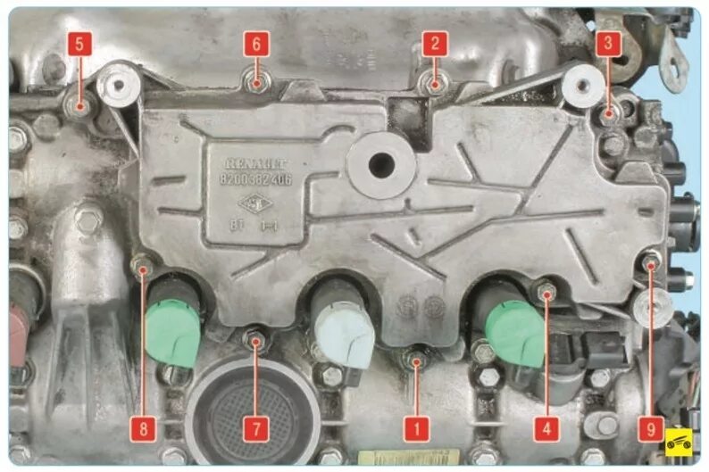 Порядок затяжки болтов гбц рено к4м Грандиозные планы на выходные: Часть 2 - Устранение течи масла на клапанной крыш