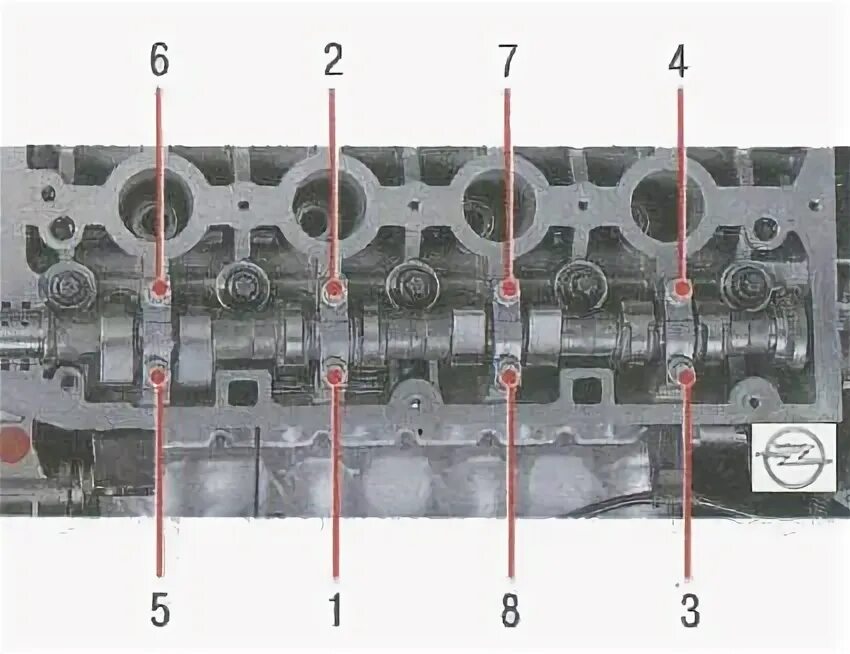 Порядок затяжки болтов гбц z18xer Замена МСК и ГРМ своими руками - Opel Vectra C, 1,8 л, 2007 года своими руками D