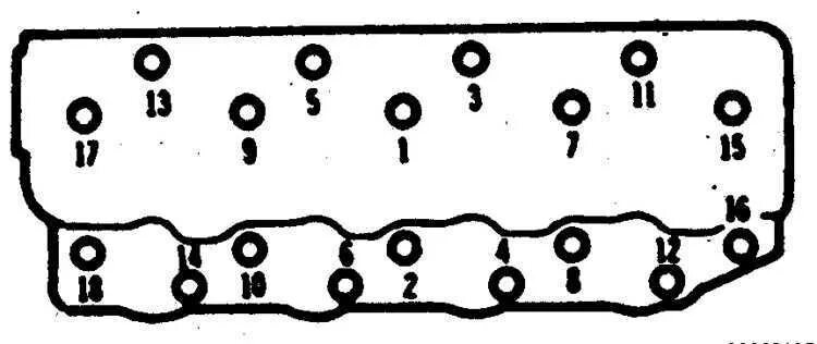 Порядок затяжки болтов головки блока дойц bf6m1013fc Ремонт Митсубиси Паджеро : Головка цилиндров Mitsubishi Pajero