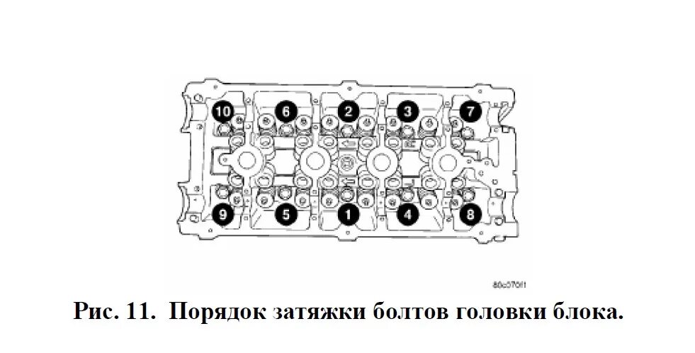 Порядок затяжки болтов головки на крайслер конкорд Замена прокладки ГБЦ. Каким моментом тянуть болты ГБЦ? - Dodge Stratus (2G), 2,4