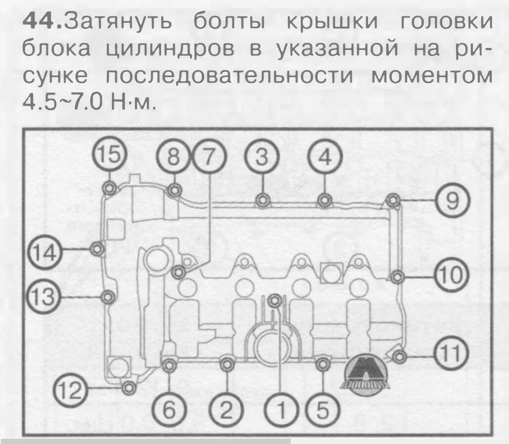 Порядок затяжки болтов картера акпп мазда сх5 Замена прокладки клапанной крышки на моторе 2.5 литра skyactiv - Mazda CX-5 (1G)